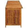 Patio Storage Box 78.7"x19.7"x22.8" Solid Acacia Wood - Brown