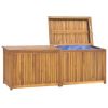 Patio Box 59.1"x19.7"x21.7" Solid Wood Teak - Brown