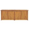 Patio Box 59.1"x19.7"x21.7" Solid Wood Teak - Brown