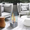 Bio Ethanol Fireplace;  Freestanding Ventless Bio Ethanol Fireplace;  Bio Ethanol Fireplace Indoor Outdoor Fire Pit Portable Fire Bowl Pot Fireplace;