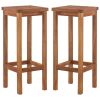 7 Piece Patio Bar Set Solid Wood Acacia - Brown