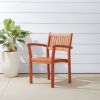 Malibu Outdoor Garden Stacking Armchair (Set of 2) - as Pic