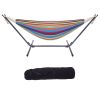 Free shipping  Hammock & Steel Frame Stand Swing Chair Home/Outdoor Backyard Garden Camp Sleep YJ - picture