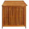 Patio Storage Box 59.1"x31.5"x29.5" Solid Acacia Wood - Brown