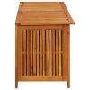 Patio Storage Box 59.1"x19.7"x22.8" Solid Acacia Wood - Brown