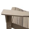 Adirondack Chair Holder HDPE Patio Chairs Weather Resistant Outdoor Chairs for Lawn; Deck; Backyard; Garden; Fire Pit; Plastic Outdoor Chairs-Weathere