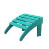 Adirondack Chair Ottoman 2 pcs Set - Turquoise