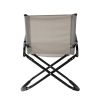 Melas Outdoor Patio 59.7&quot; Long Folding Reclining Single Chaise - as Pic