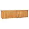 Patio Box 78.7"x19.7"x21.7" Solid Wood Teak - Brown