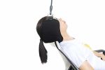 Neck Hammock The Head Hanger Portable Cervical for Pain Relief and Head Relaxation - black