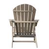 Adirondack Chair Holder HDPE Patio Chairs Weather Resistant Outdoor Chairs for Lawn; Deck; Backyard; Garden; Fire Pit; Plastic Outdoor Chairs-Weathere