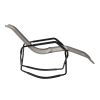 Melas Outdoor Patio 59.7&quot; Long Folding Reclining Single Chaise - as Pic