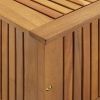 Patio Storage Box 35.4"x19.7"x22.8" Solid Acacia Wood - Brown