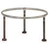 Rustic Fire Pit âˆšÃ² 15.7" Iron - Brown