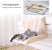 Cozy Portable Cat Hanging Hammock Bed - Beige