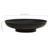 Fire Pit 31.5" Steel - Black