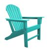 Adirondack Chair Ottoman 2 pcs Set - Turquoise