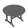 HDPE Bar Table; Dining Table; Patio Bar Set ; Counter Height Table For Outdoor; Gray - as Pic