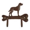 Dog with Bone Cast Iron Wall Hook