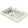 Welcome Home Mirrored Wood Tray