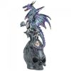 Dragon and Skull Statue with Jewel