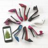 Peep-Toe High Heel Shoe Phone Holder