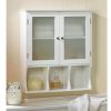 Wall Cabinet with Frosted Glass Doors