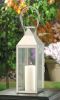 Stainless Steel Triangles Lantern - 15 inches