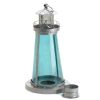 Tinted Glass Lighthouse Candle Lantern