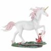 Unicorn with Crystals Figurine