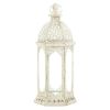 Vintage-Look Distressed Candle Lantern - 16 inches