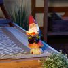 Reading Gnome Solar Statue