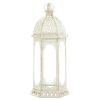 Vintage-Look Distressed Candle Lantern - 20 inches